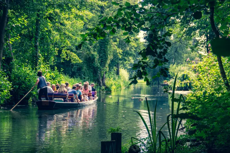 Spreewald, sparris och vin