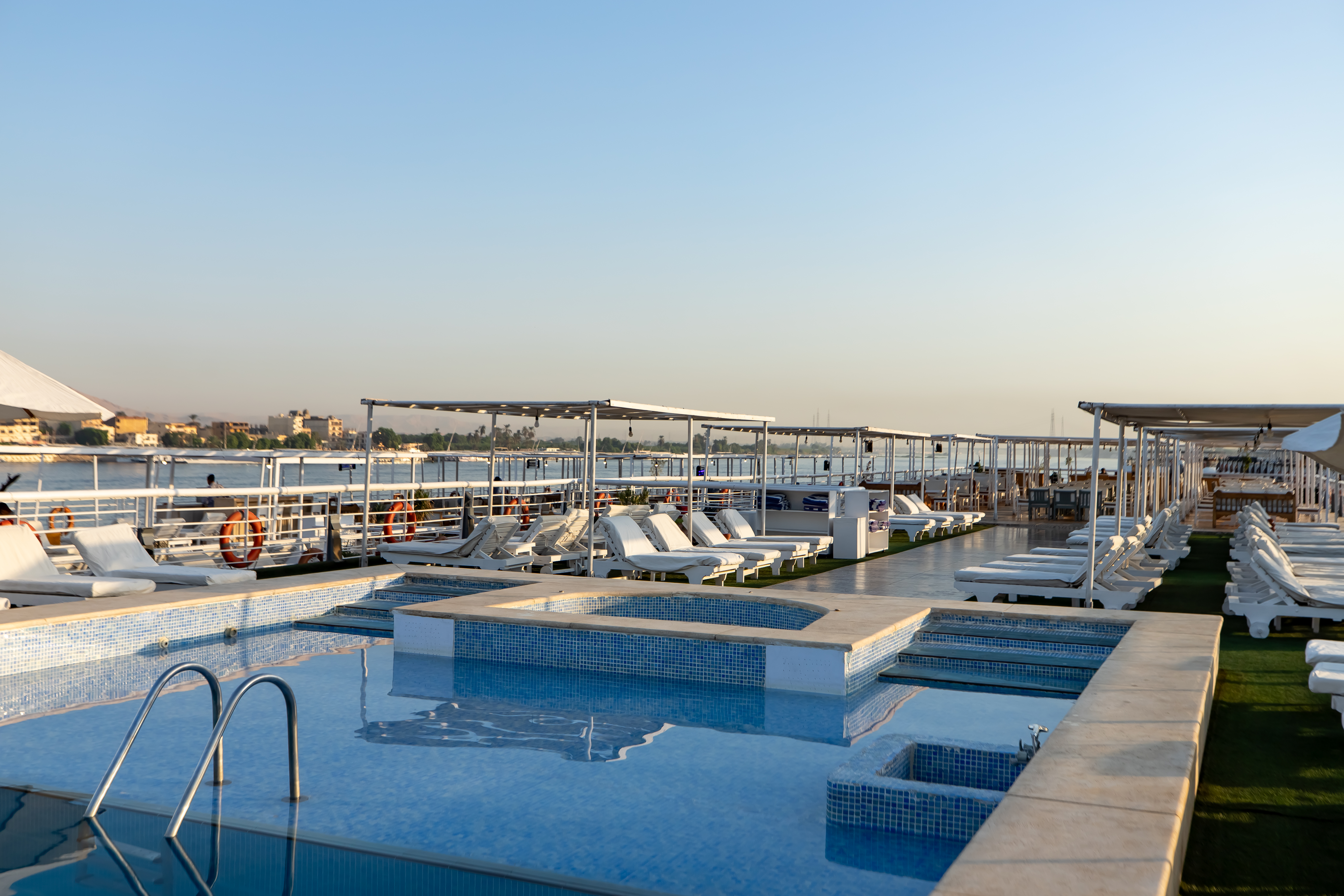 On board the Jamila Nile Cruise